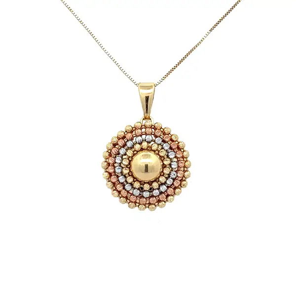 Exclusive Combination Gold Pendant