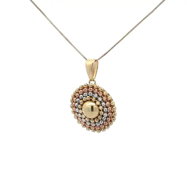 Exclusive Combination Gold Pendant