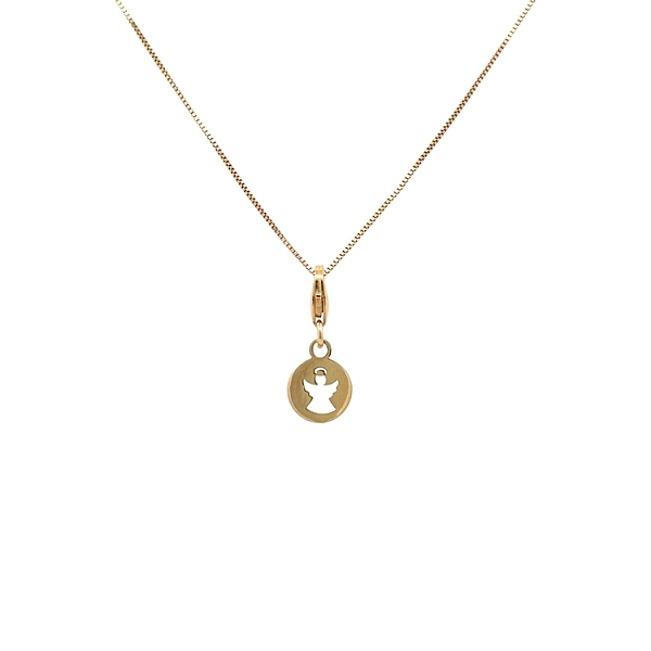 Gold Pendant for Bracelet Little Angel