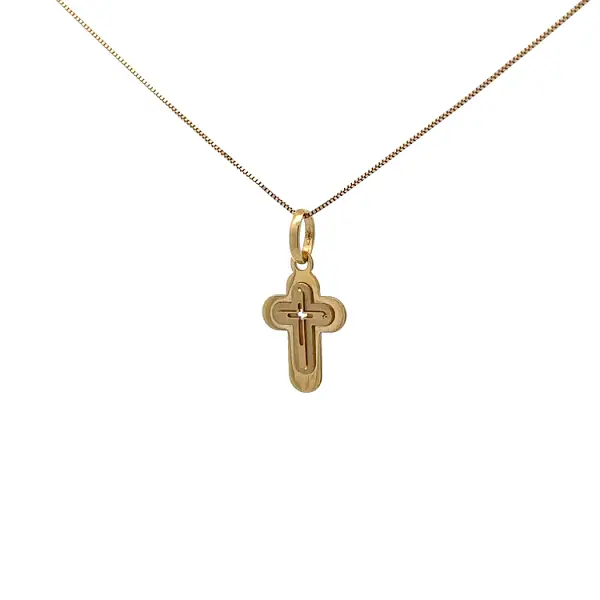 Gold Cross Pendant