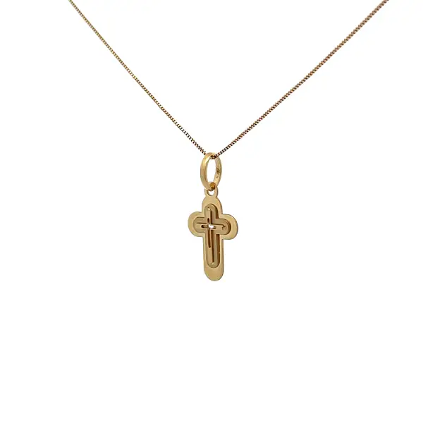 Gold Cross Pendant