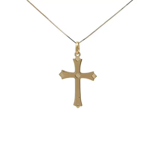 Gold Cross Pendant