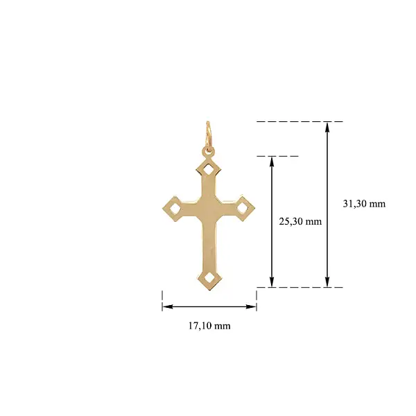 Gold Cross Pendant
