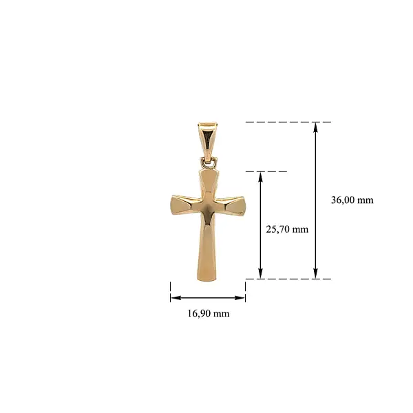Gold Cross Pendant