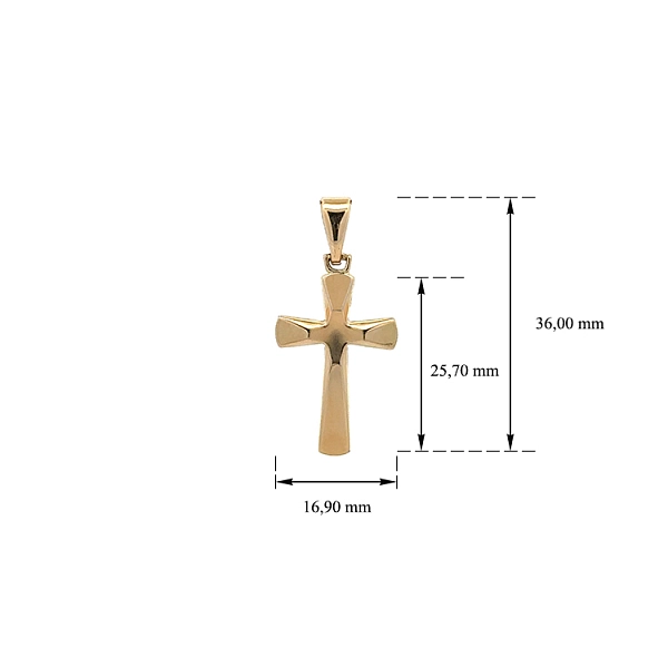 Gold Cross Pendant