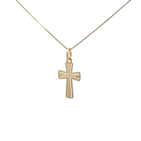 Gold Cross Pendant