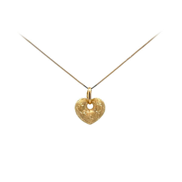 Gold Pendant Heart