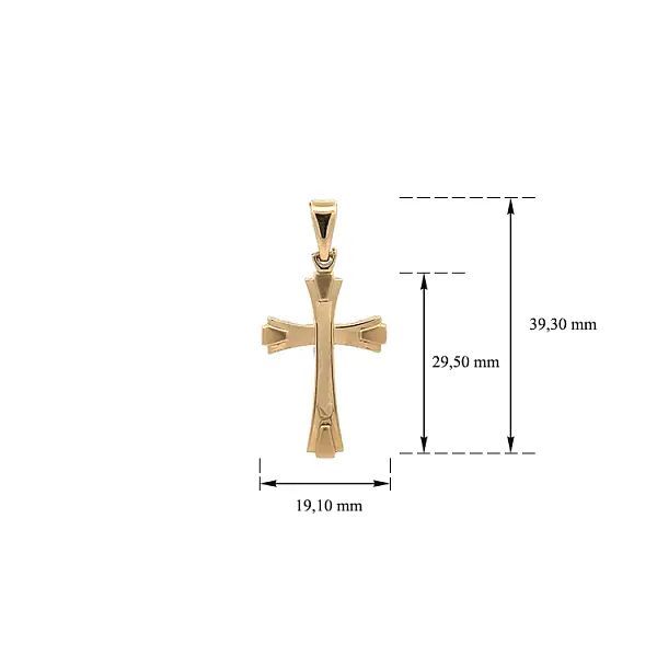 Gold Cross Pendant