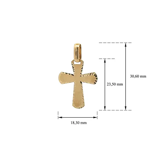 Gold Cross Pendant