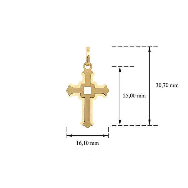 Gold Cross Pendant
