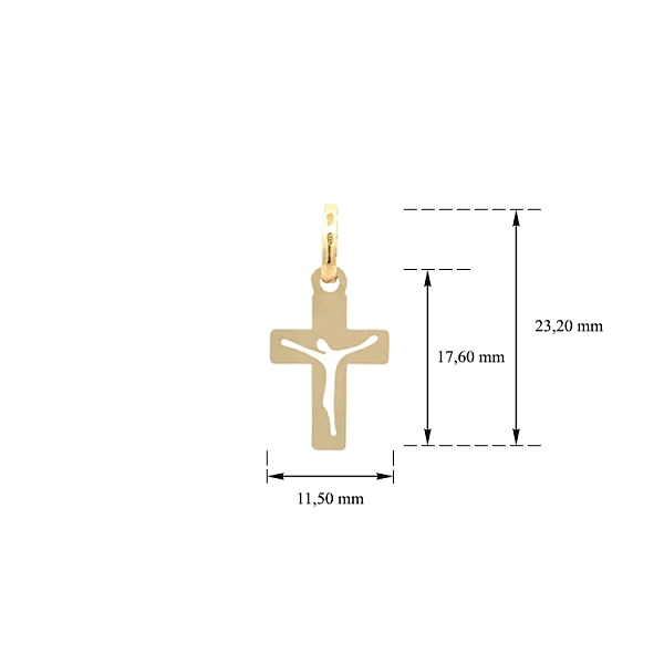 Gold Cross Pendant