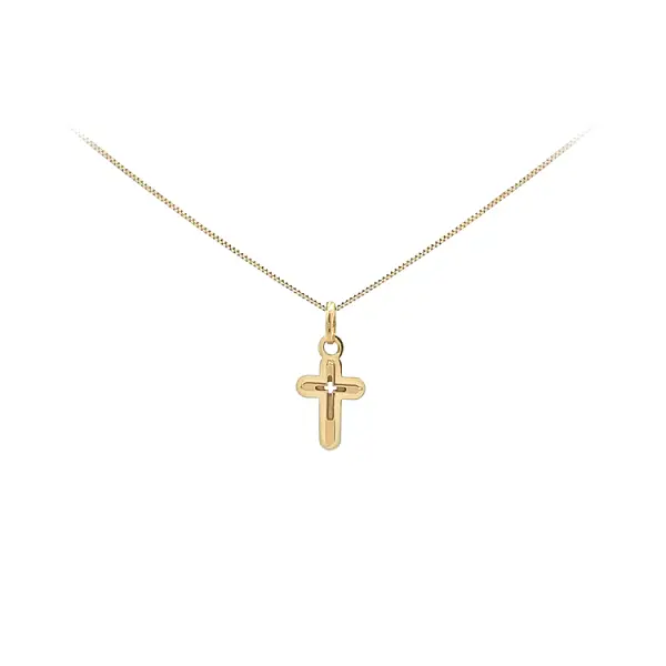 Gold Cross Pendant