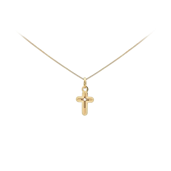Gold Cross Pendant