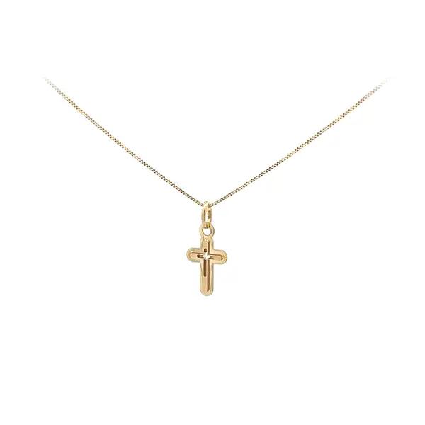 Gold Cross Pendant