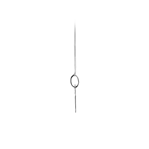 Pendant Cross of White Gold