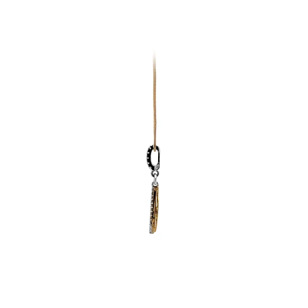Pendant made of Combination Gold with Zircones