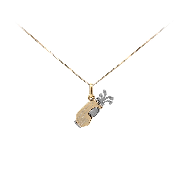 Gold Pendant Golf Bag made of Combined Gold