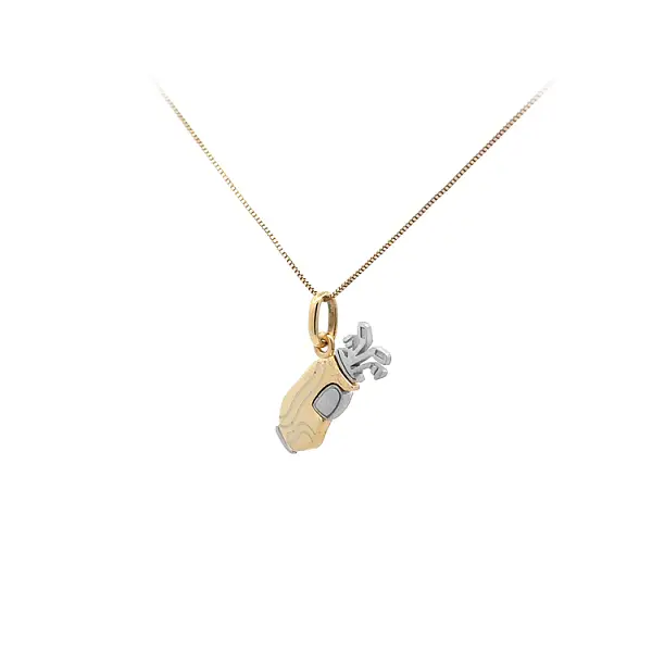 Gold Pendant Golf Bag made of Combined Gold