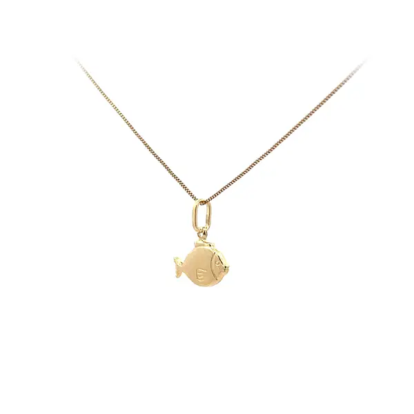Gold Pendant Fish