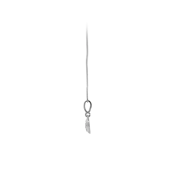 Pendant Heart with White Gold Zircons