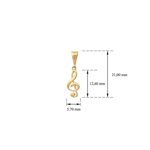 Gold Pendant Note