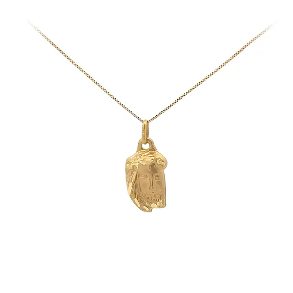 Gold Pendant Jesus Christ