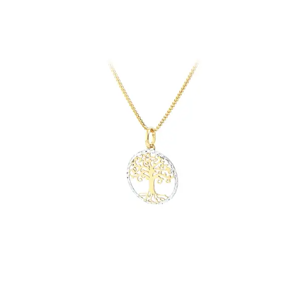 Pendant Tree of Life made of Combination Gold