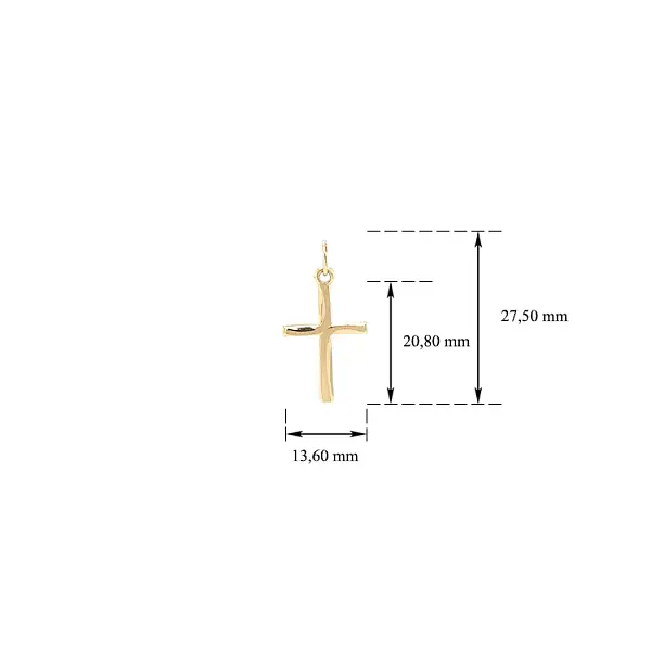Gold Cross Pendant