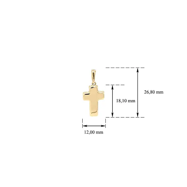 Gold Cross Pendant