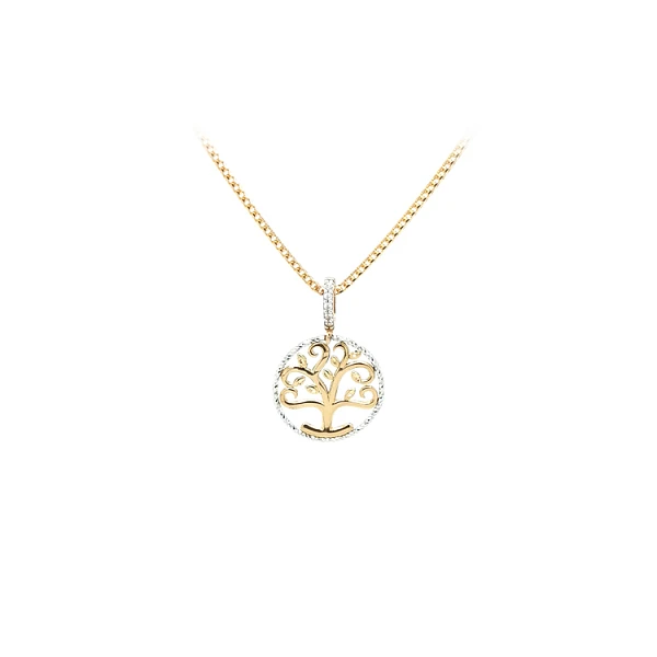 Pendant Tree of Life made of Combination Gold
