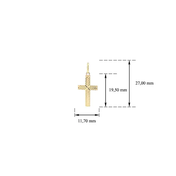 Gold Cross Pendant