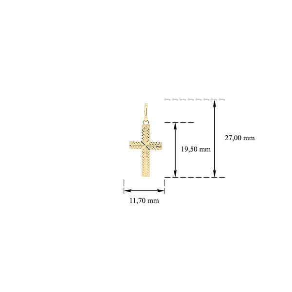 Gold Cross Pendant