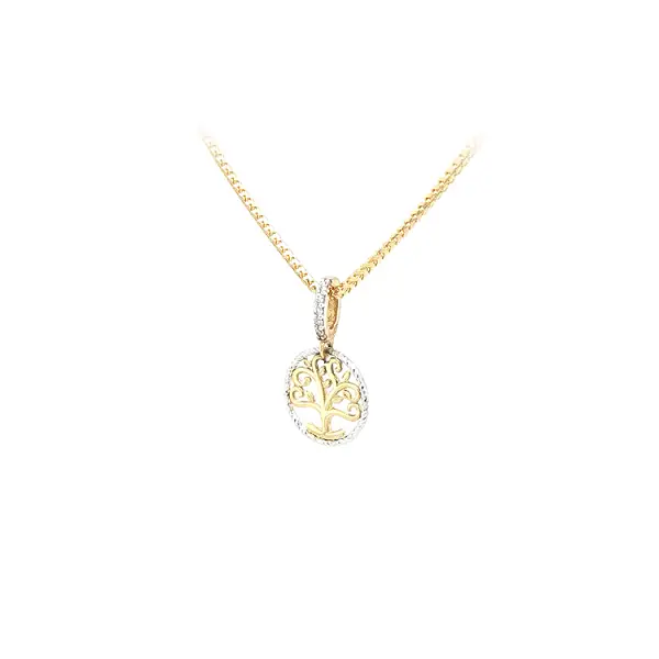 Pendant Tree of Life made of Combination Gold