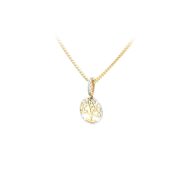 Pendant Tree of Life made of Combination Gold