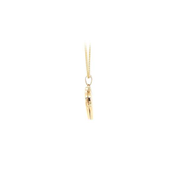 Gold Pendant Pendant Heart for Photo