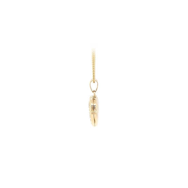 Golden Heart Locket for Photo