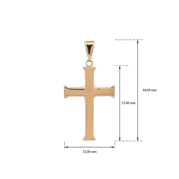 Gold Cross Pendant