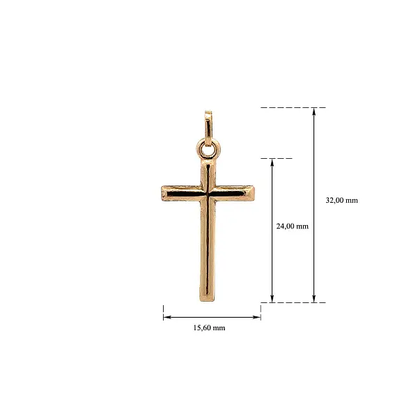 Gold Cross Pendant