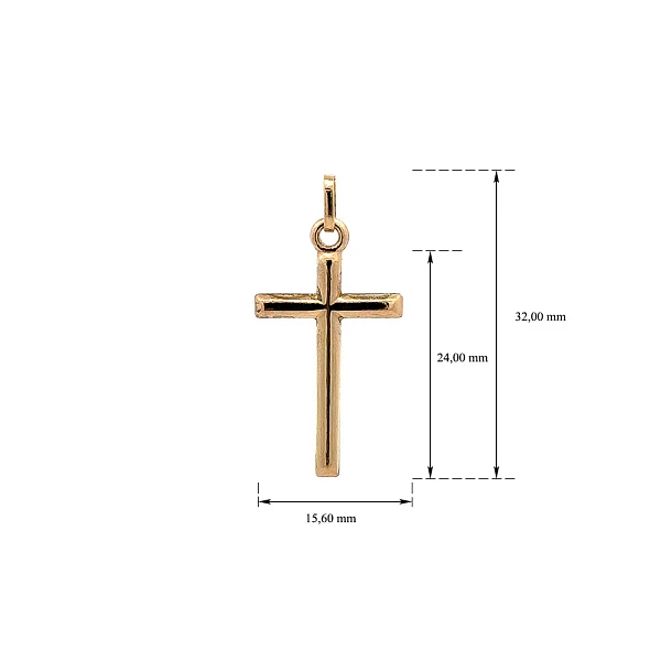 Gold Cross Pendant