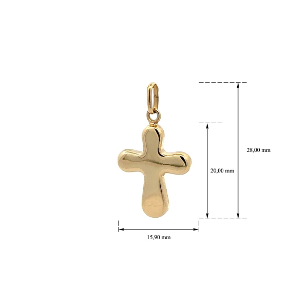 Gold Cross Pendant
