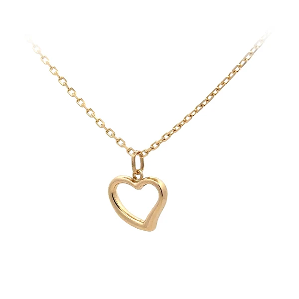 Gold Pendant Heart