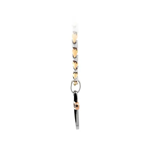 Pendant Cross of Combined Gold