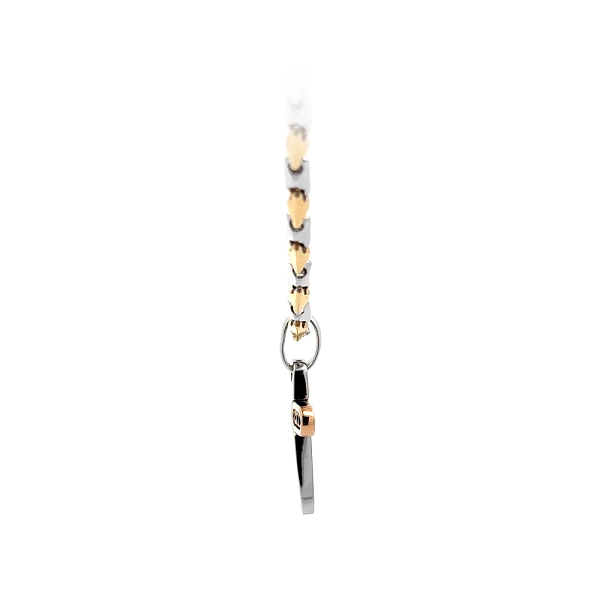 Pendant Cross of Combined Gold