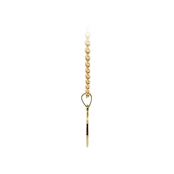 Gold Pendant Letter B