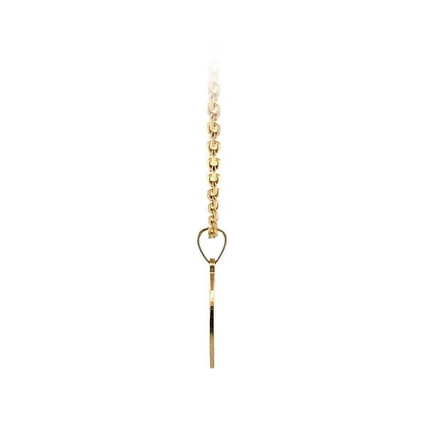 Gold Pendant Letter O
