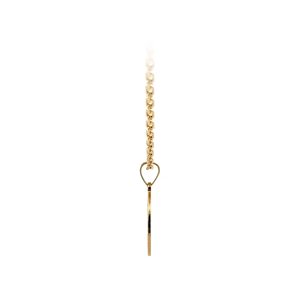 Gold Pendant Letter K