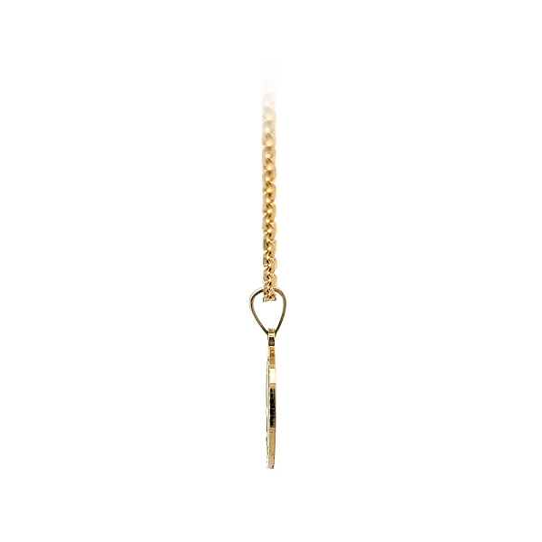 Gold Pendant Letter A