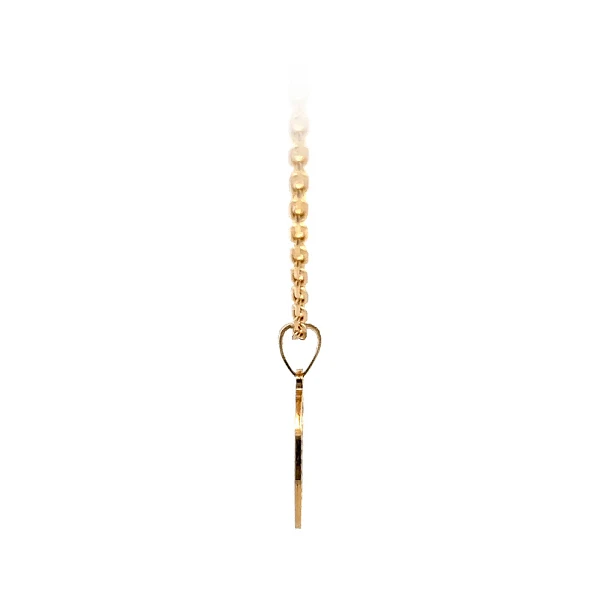 Gold Pendant Letter H