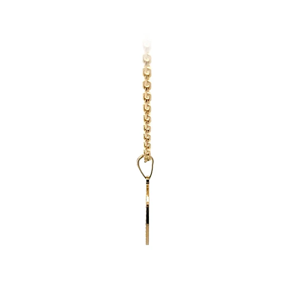 Gold Pendant Letter E