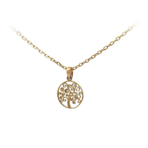 Gold Pendant Tree of Life